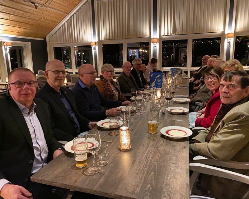 Kjekk kveld med gode venner