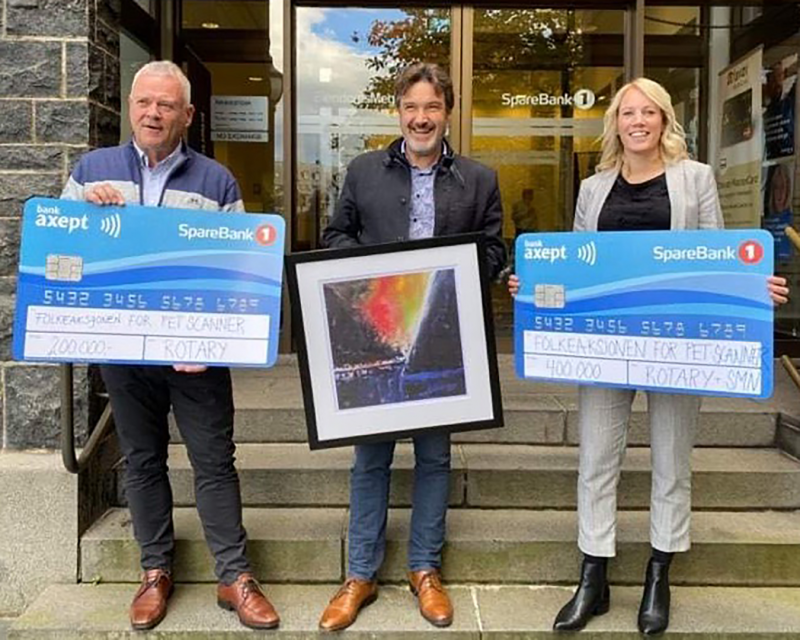 Bidrar med 400.000 til PET-skanner