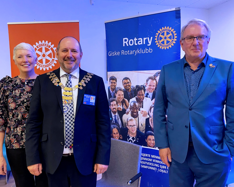 Distriktsguvernør Roald tok en ekstrarunde