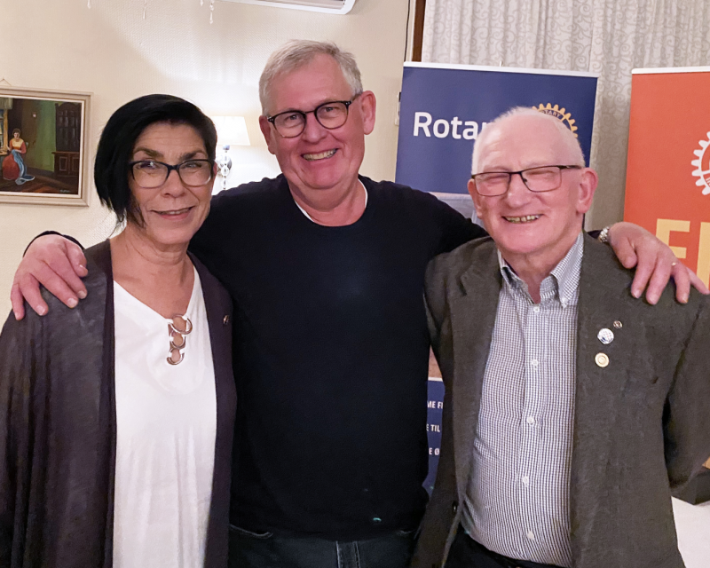 Paul Harris Fellow til tre klubbmedlemmer denne høsten!