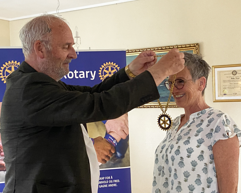 Sommerfest med presidentskifte