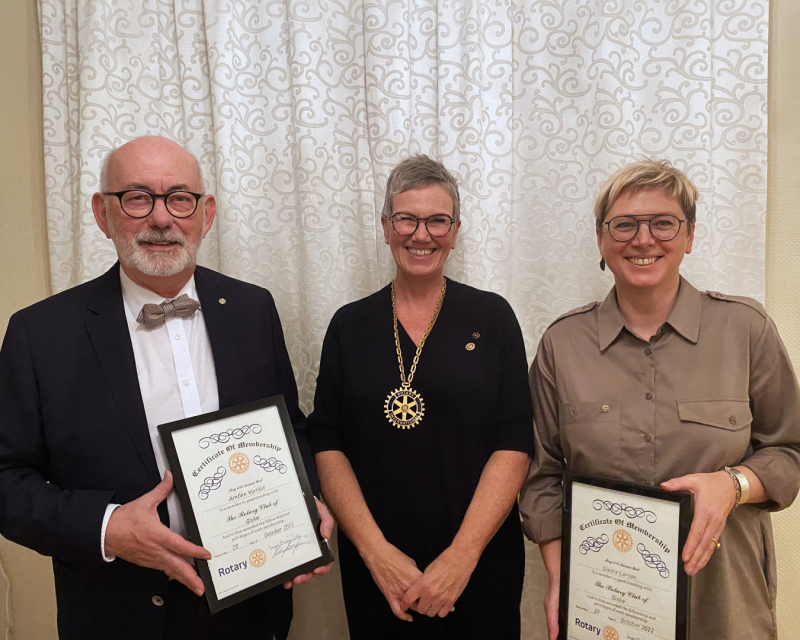 Nye medlemmer til klubben