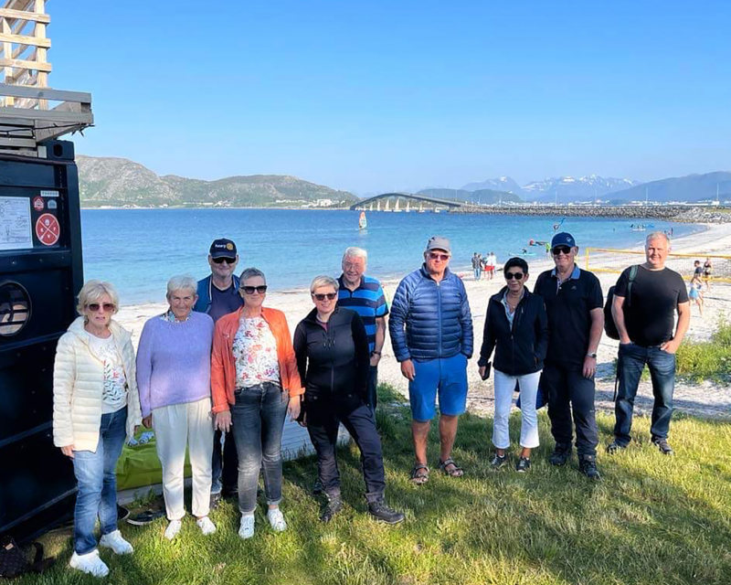 Imponert over Vannsportsenteret på Giske