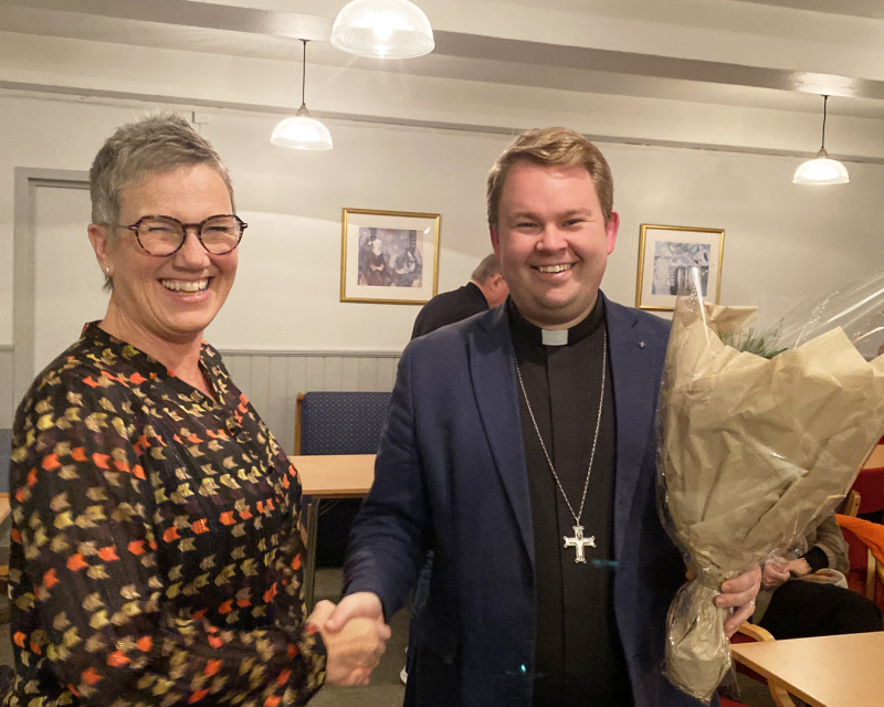 Besøk av «nyepresten»