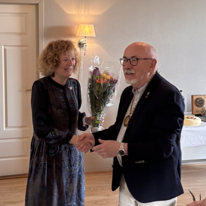 Presidentskifte og medlemsopptak