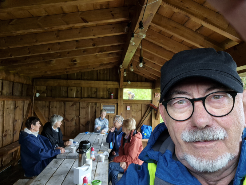 Naturmøte i regnvêr