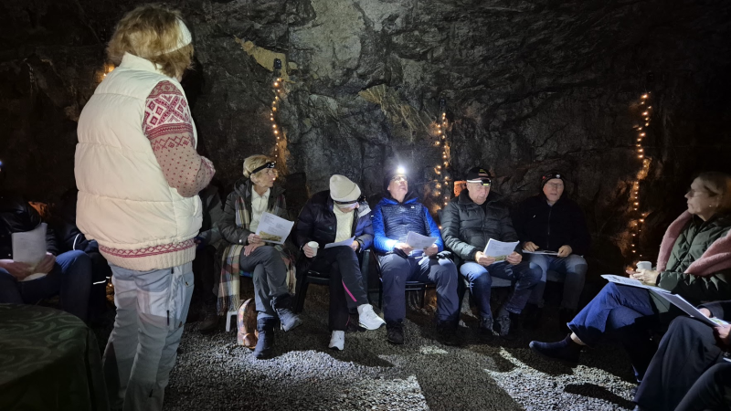 Juleavslutning i "Grotten"