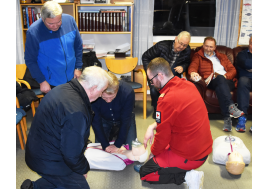 Hjertestarter til sambrukshuset