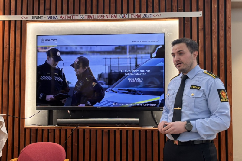 Politikontakt Daniel Ludvigsen på besøk