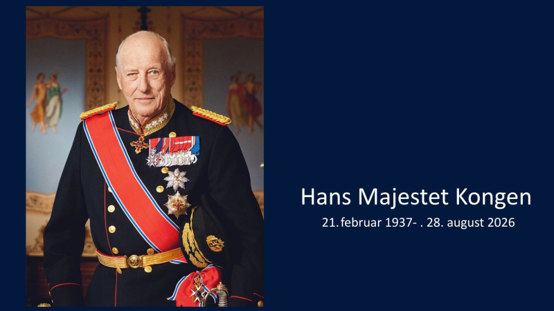 Rotary i Noreg sørgjer over bortgangen til Kong Harald